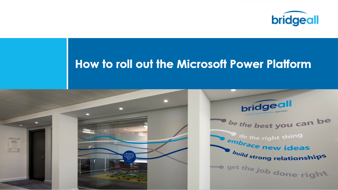 how to roll out the power platform